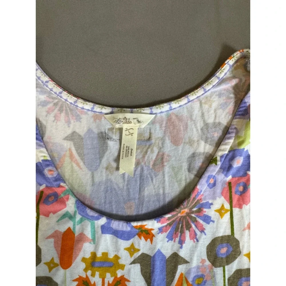 Matilda Jane Pajamas Women Large Blue Floral Adventure Begins Dandelion Excellen